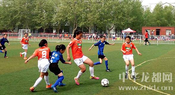周口“足球之花” 绽放绿茵赛场