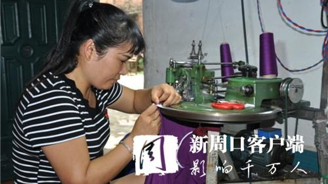 商水县实施精准扶贫让贫困群众在家也能赚钱