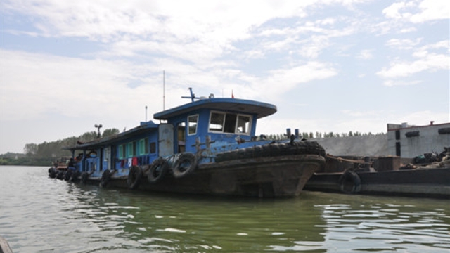 万吨拖船浩荡而来，商水港时隔半个世纪又通航