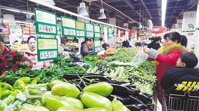 市场货源充足 市民喜过大年