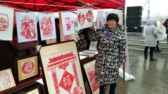 雪中的非遗展演展示