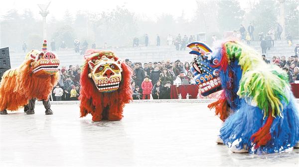 舞龙舞狮闹元宵