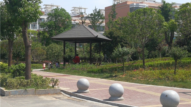 新建街头游园 提升周口形象