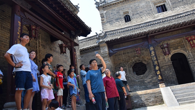 修缮后的叶氏庄园迎客