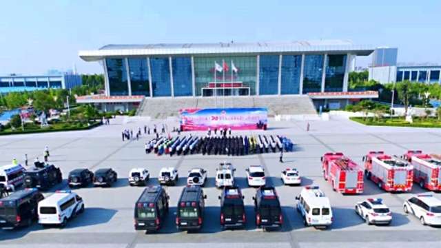 周口市举行新中国成立70周年大庆安保反恐应急拉动演练