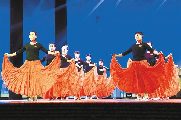 周口市城乡一体化示范区文昌办事处举办首届广场舞大赛