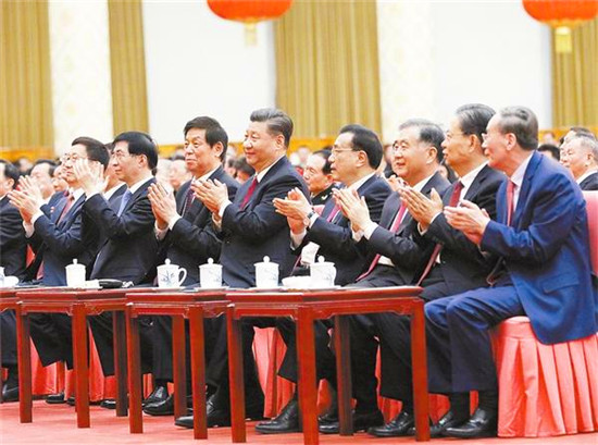 中共中央国务院举行春节团拜会