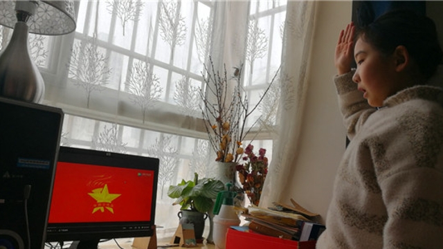 学生娃线上支持抗疫