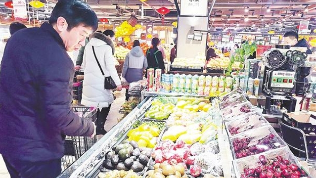 春节将至 水果热销