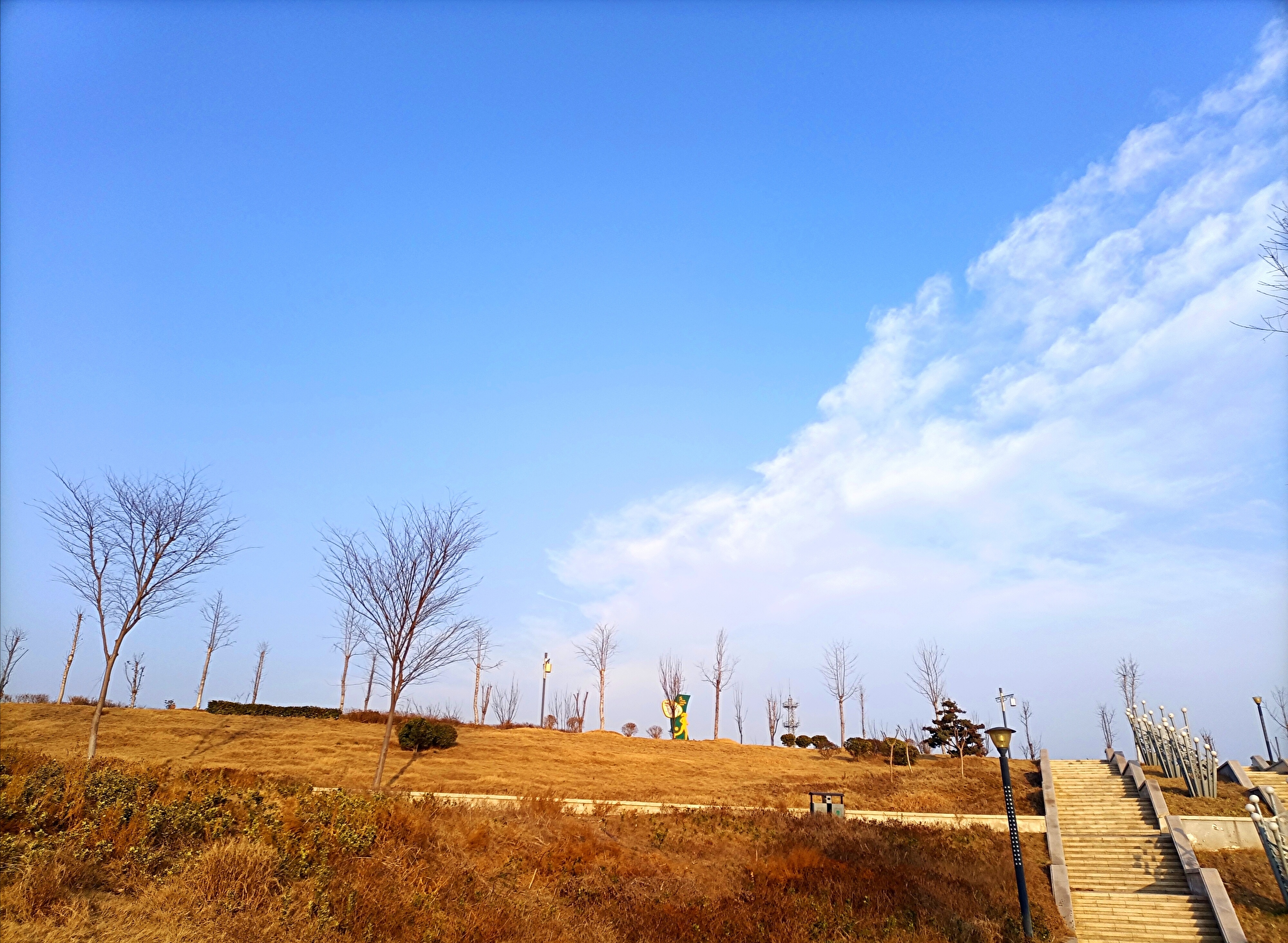 沙颍河岸风光美