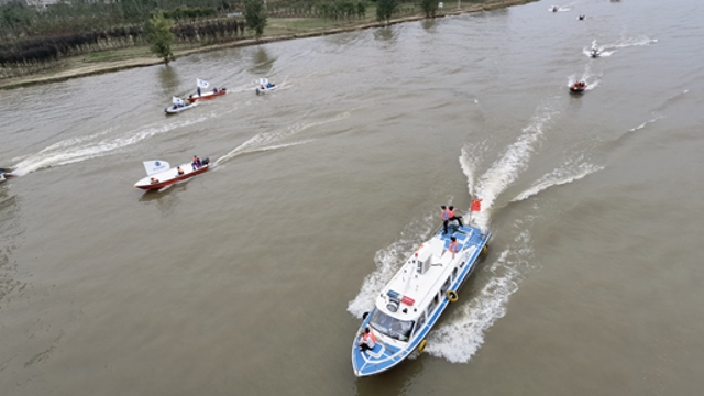 打击沙颍河流域非法捕捞等违法犯罪专项活动开始