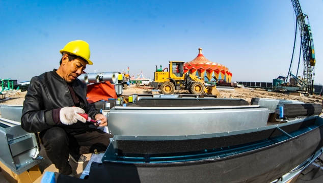 川汇区：中国杂技春晚剧场建设如火如荼