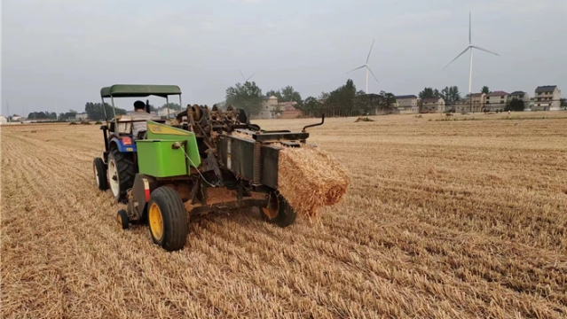 麦秸秆变废为宝
