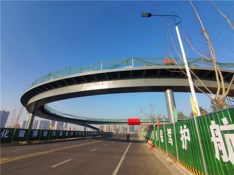建设过街人行天桥 方便居民顺畅出行-中华龙都网-周口报业传媒集团主办 河南省重点新闻网站
