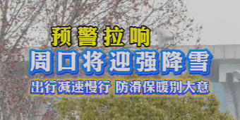 预警拉响 周口将迎强降雪