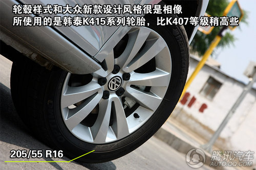 2011款新宝来1.4TSI自动舒适型 重点图解