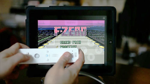 雷人的DIY 国外强人在iPad上玩Wii(图) 