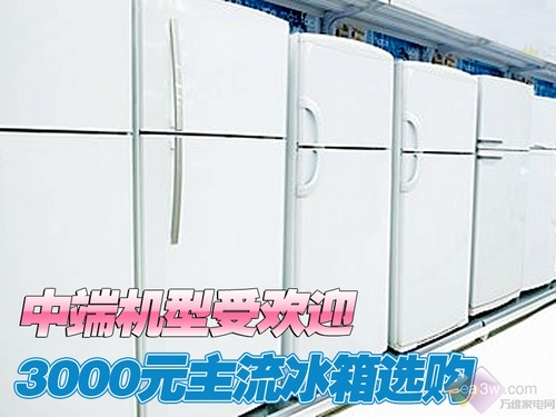 中端机型受欢迎 3000元主流冰箱选购