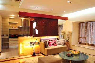 舒适生活 小夫妻另类装修140平大房