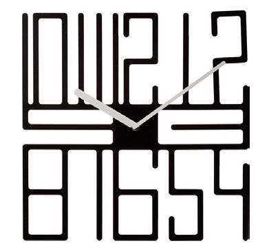 用数字堆砌起来的钟实用又创意(图)