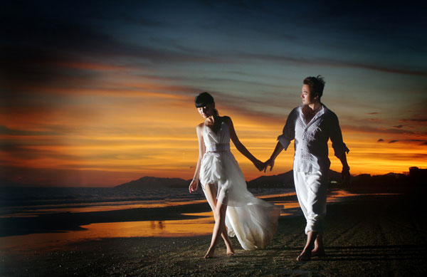 穿着婚纱去旅行 北京婚纱照外景拍摄地推荐