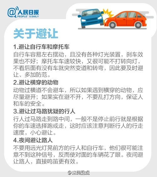安全驾驶技巧 开车注意事项 开车技巧 开车必备常识