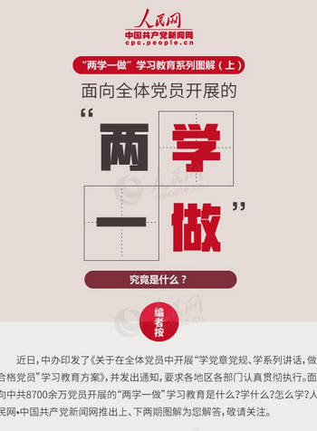 “图解：面向全体党员开展的“两学一做”究竟是什么？（上）